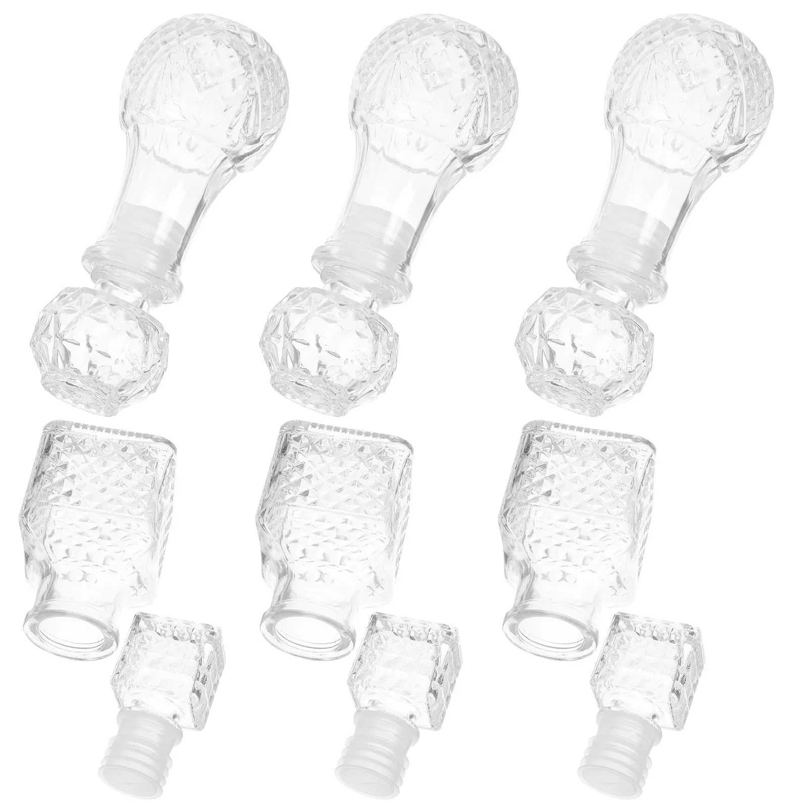 Набор из 6 прозрачных графинов для вина, 50 мл, из стекла, имитирующего хрусталь, для дегустации вина, портативные, для путешествий, с улучшенной аэрацией, для домашнего бара
Набор из 6 прозрачных графинов для вина, 50 мл, из стекла, имитирующего хрусталь, для дегустации вина, портативные, для путешествий, с улучшенной аэрацией, для домашнего бара