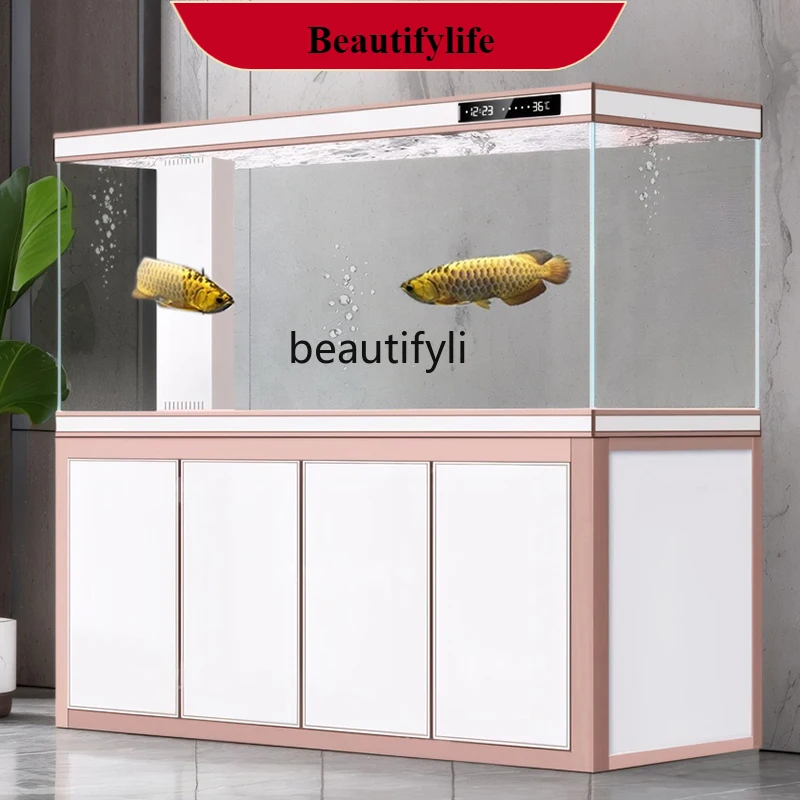 Fish tank living room household ultra-white glass large ecological bottom filter integrated dragon fish tank office H
Fish tank living room household ultra-white glass large ecological bottom filter integrated dragon fish tank office H