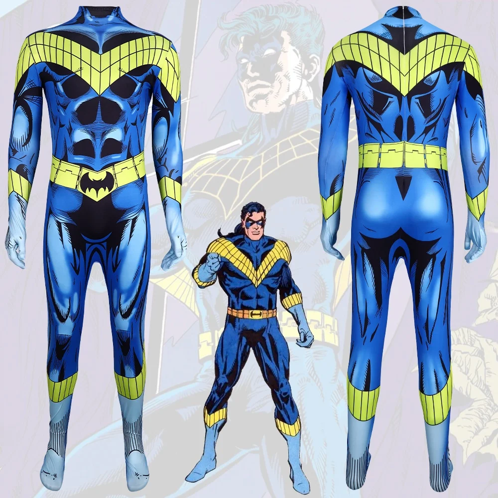 Костюм для косплея Gotham Nightwing для взрослых, Ролевая одежда на Хэллоуин, одежда для выступлений на сцене, Robbin Baan Goryon Nightwing, наряд
Костюм для косплея Gotham Nightwing для взрослых, Ролевая одежда на Хэллоуин, одежда для выступлений на сцене, Robbin Baan Goryon Nightwing, наряд