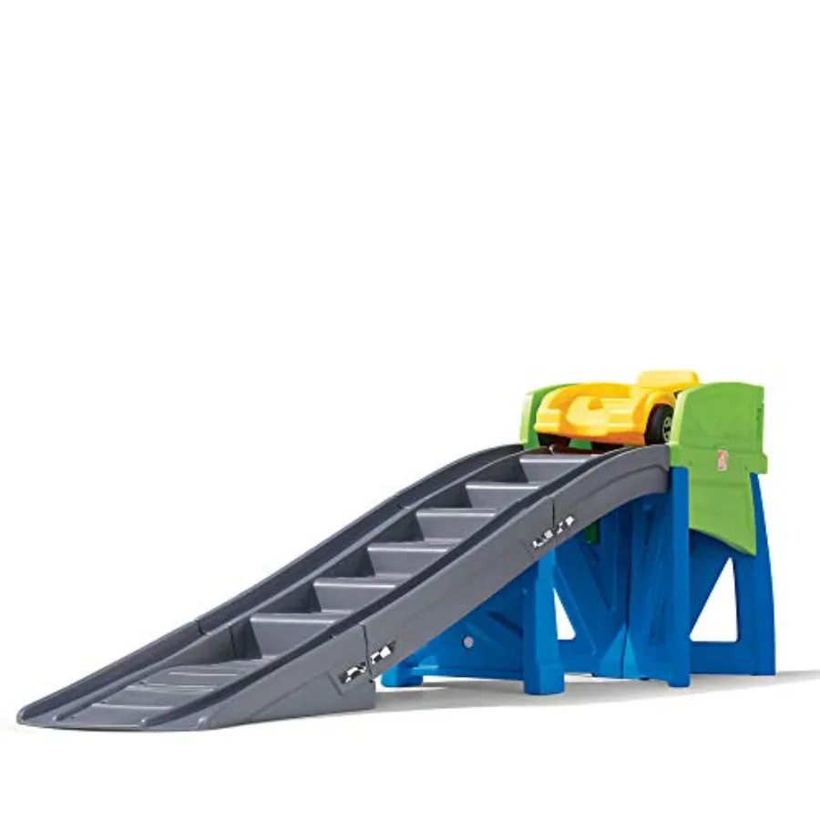 Step2 Extreme Coaster Ride On Toy, Push Car, Indoor/Outdoor Roller Coaster Playset, Durable Plastic, Blue/Red, High-Stability T
Step2 Extreme Coaster Ride On Toy, Push Car, Indoor/Outdoor Roller Coaster Playset, Durable Plastic, Blue/Red, High-Stability T