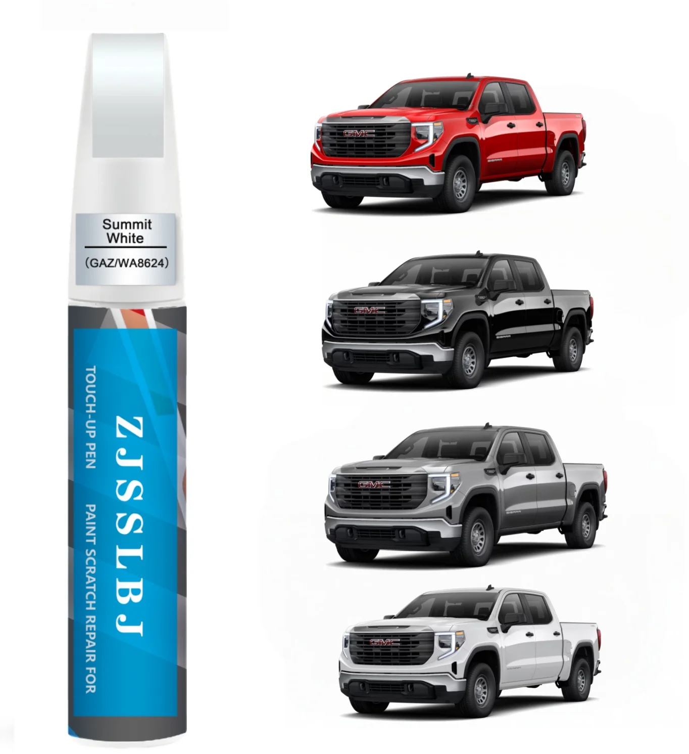 Car Touch Up Paint for GMC, Car Paint Scratch Repair Kit, Quick & Easy Solution to Repair, 2 in 1 Scratch Remover Pen with Color
Car Touch Up Paint for GMC, Car Paint Scratch Repair Kit, Quick & Easy Solution to Repair, 2 in 1 Scratch Remover Pen with Color