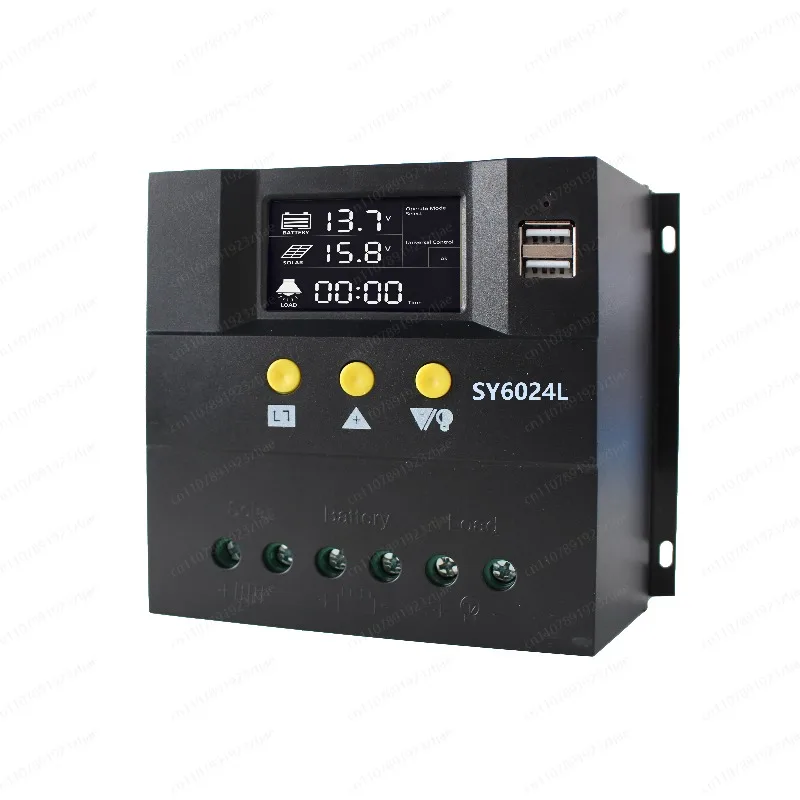 Automatic24V Dual USB Solar Charging Controller, 60A/50A/40A, LCD Display, Black, Lithiu-m Batter-y PWM Type,
Automatic24V Dual USB Solar Charging Controller, 60A/50A/40A, LCD Display, Black, Lithiu-m Batter-y PWM Type,