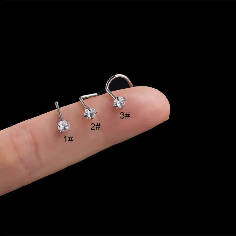 10Pcs G23 Titanium Piercing Implant 3mm Zircon Nose Stud Piercing Nose Clip Lip Nail Screws Nostril Goth Jewelry Wholesale
10Pcs G23 Titanium Piercing Implant 3mm Zircon Nose Stud Piercing Nose Clip Lip Nail Screws Nostril Goth Jewelry Wholesale