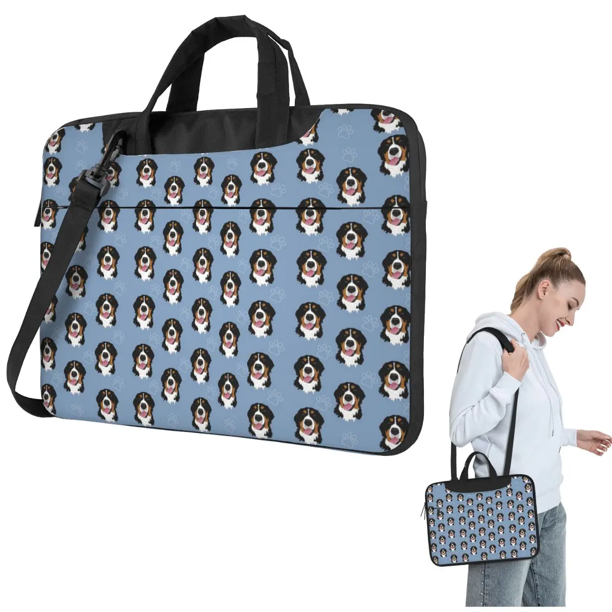 Bernese Mountain Dog Pattern-blue Laptop Bag Protective Case Computer Bag 13 14 15.6 Inch Crossbody Laptop Pouch Macbook Pro Air
Bernese Mountain Dog Pattern-blue Laptop Bag Protective Case Computer Bag 13 14 15.6 Inch Crossbody Laptop Pouch Macbook Pro Air