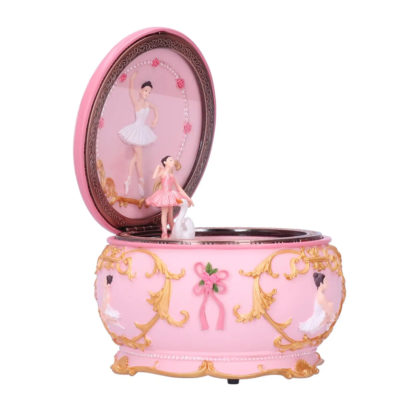 Elegant Ballerina Music Box Resin Figurine Swan Lake Musical Home Decor Gift for Birthday Valentine’s Day
Elegant Ballerina Music Box Resin Figurine Swan Lake Musical Home Decor Gift for Birthday Valentine’s Day