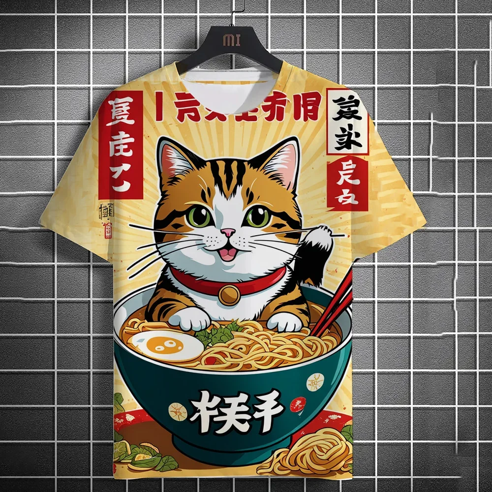 Japanese Cat Guard Knife 3D Printed Oversized Men's T-shirt Sport Quick-drying Breathable Outdoor Street Harajuku Short Sleeve
Japanese Cat Guard Knife 3D Printed Oversized Men's T-shirt Sport Quick-drying Breathable Outdoor Street Harajuku Short Sleeve
