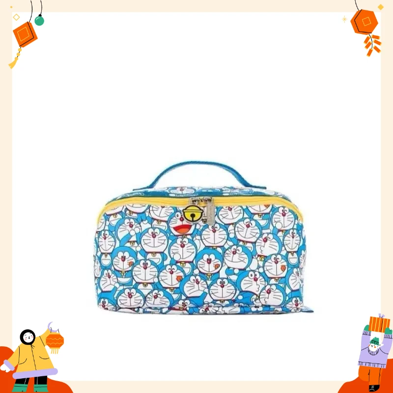 In stock cute cartoon blue cat hand-held cosmetic bag large-capacit exquisite and stylish portable travel wash storage bag
In stock cute cartoon blue cat hand-held cosmetic bag large-capacit exquisite and stylish portable travel wash storage bag