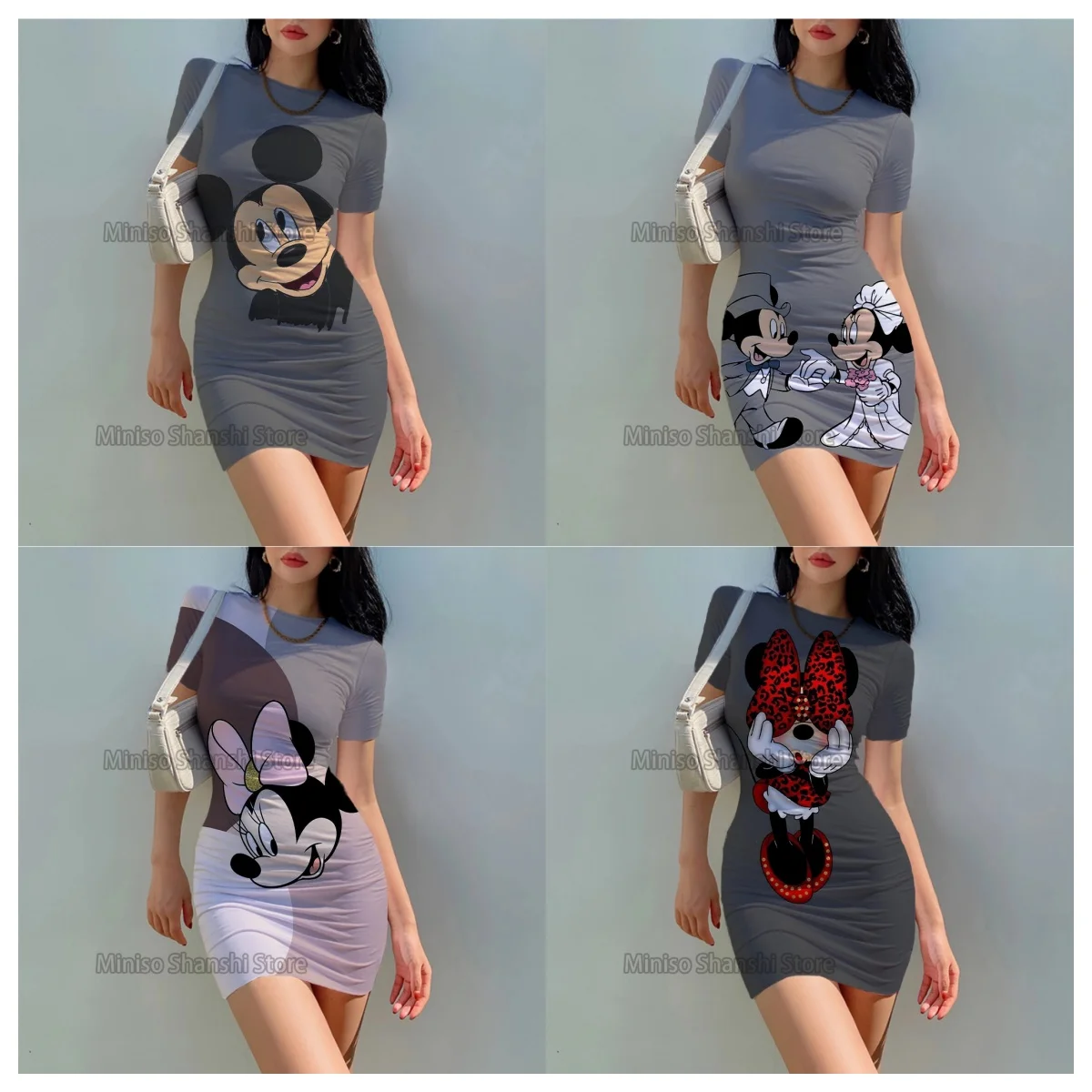 2024 New Short sleeved Slim Fit Dress Disney Sexy Cute Set fashionova outfits for women vestidos elegantes para mujer ropa y2k
2024 New Short sleeved Slim Fit Dress Disney Sexy Cute Set fashionova outfits for women vestidos elegantes para mujer ropa y2k