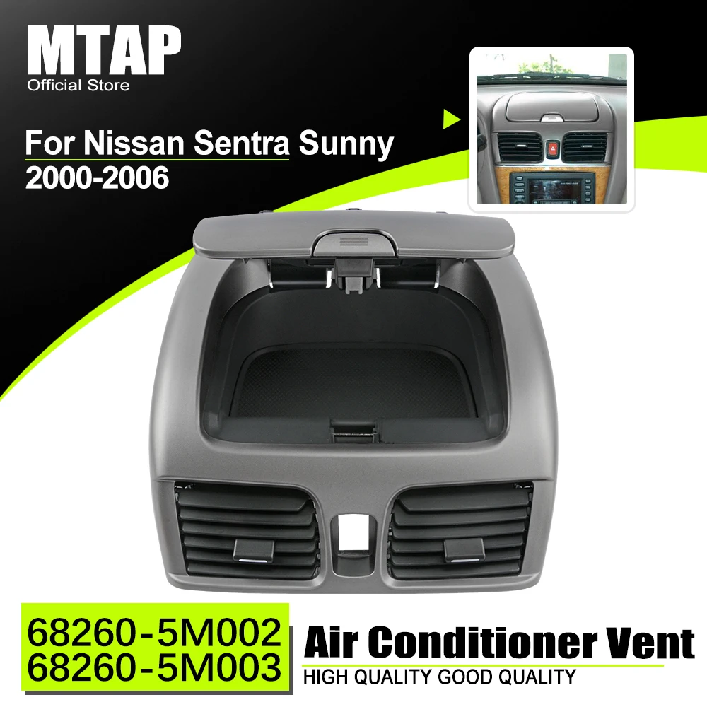 Car Central Dashboard AC Air Conditioner Vent Outlet Panel Grille For Nissan Sentra Sunny 2000-2006 68260-5M002 Air Outlet Assy
Car Central Dashboard AC Air Conditioner Vent Outlet Panel Grille For Nissan Sentra Sunny 2000-2006 68260-5M002 Air Outlet Assy
