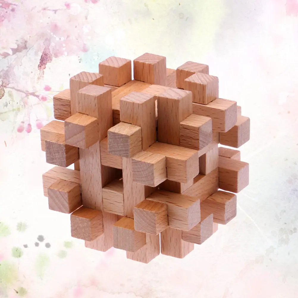 1Pcs Wooden Kongming Puzzle Brain Teaser for Kids Adults Logic Dexterity Coordination Stress Relief Iq Development
1Pcs Wooden Kongming Puzzle Brain Teaser for Kids Adults Logic Dexterity Coordination Stress Relief Iq Development