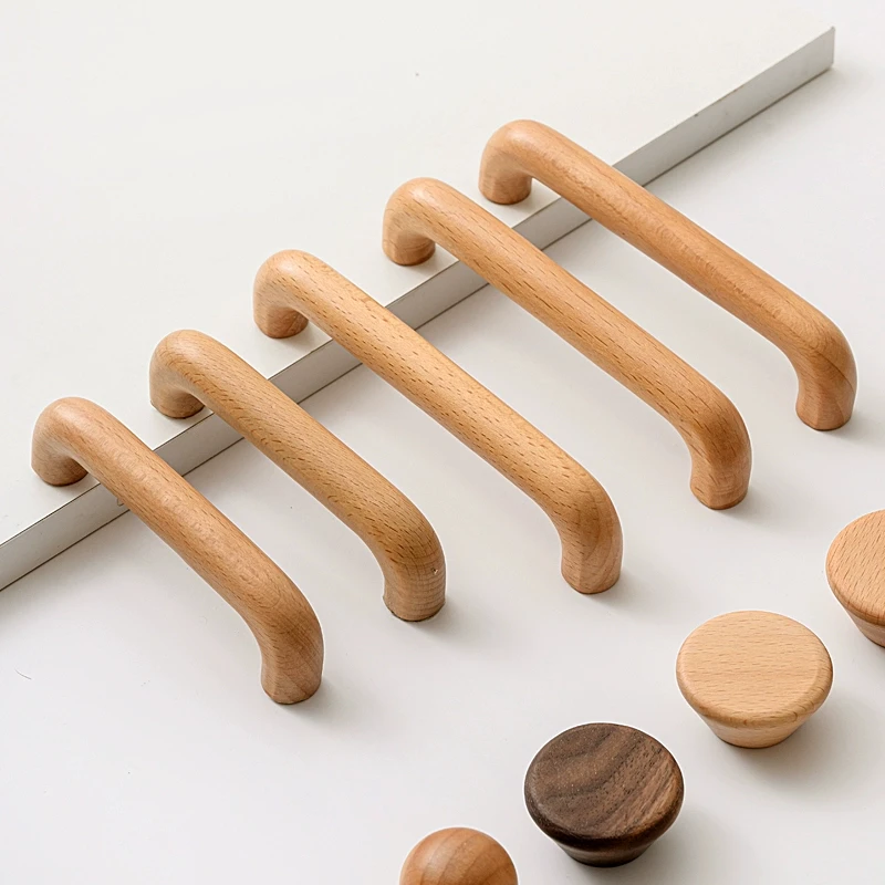 Wooden Cabinet Door Handles Wardrobe Closet Dresser Pulls Wood Handles for Drawers and Cabinets Nordic Kitchen Furniture Handle
Wooden Cabinet Door Handles Wardrobe Closet Dresser Pulls Wood Handles for Drawers and Cabinets Nordic Kitchen Furniture Handle