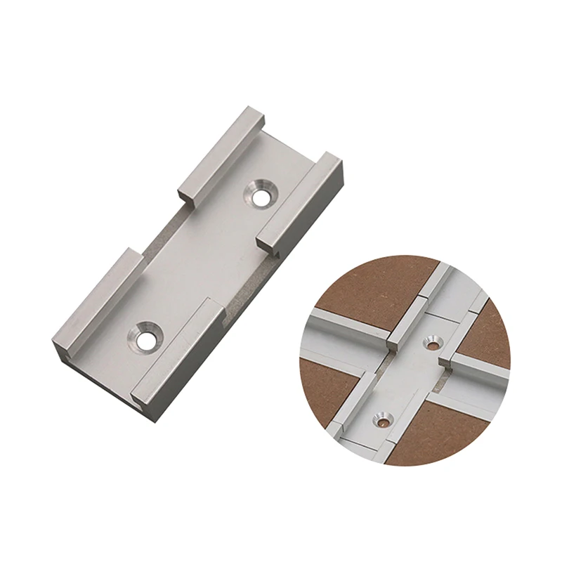 1pcs T-Track Intersection Slot Woodworking Chute For Miter Gauge Guide Rail With Pre-Drilled Mounting Holes Silver
1pcs T-Track Intersection Slot Woodworking Chute For Miter Gauge Guide Rail With Pre-Drilled Mounting Holes Silver