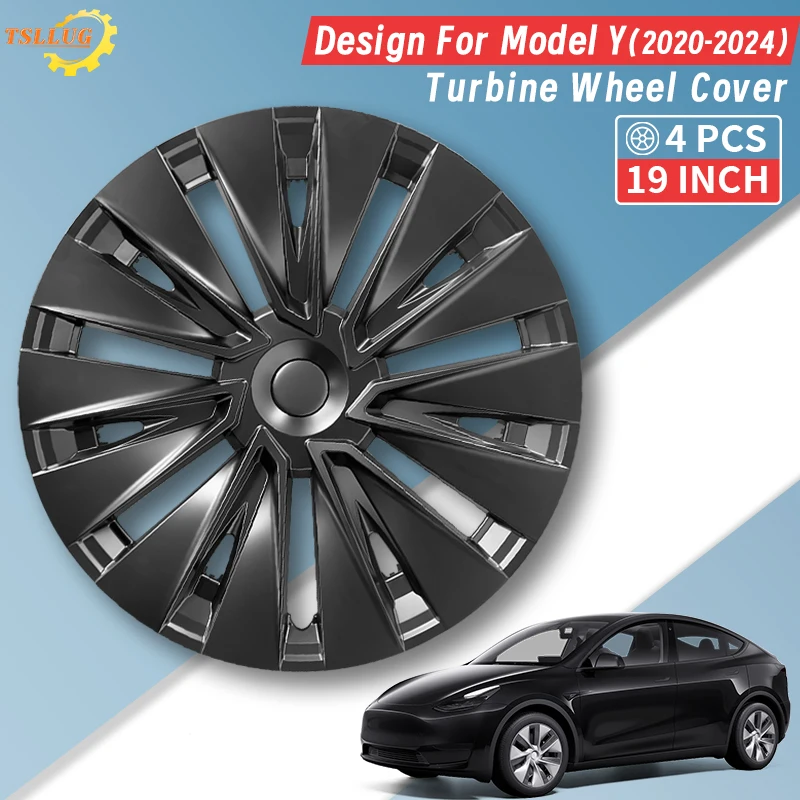 4 шт. 19-дюймовая крышка ступицы для Tesla Model Y 2020-2024, автомобильный колпак в стиле турбины, сменная крышка колес, аксессуары с полным ободом
4 шт. 19-дюймовая крышка ступицы для Tesla Model Y 2020-2024, автомобильный колпак в стиле турбины, сменная крышка колес, аксессуары с полным ободом