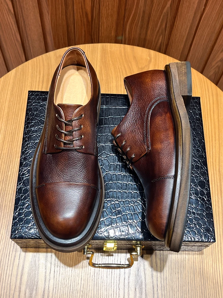 Handmade Casual Leather oes Men's Genuine Thi Bot Busin Formal Wedding om oes Retro Briti Sle
Handmade Casual Leather oes Men's Genuine Thi Bot Busin Formal Wedding om oes Retro Briti Sle