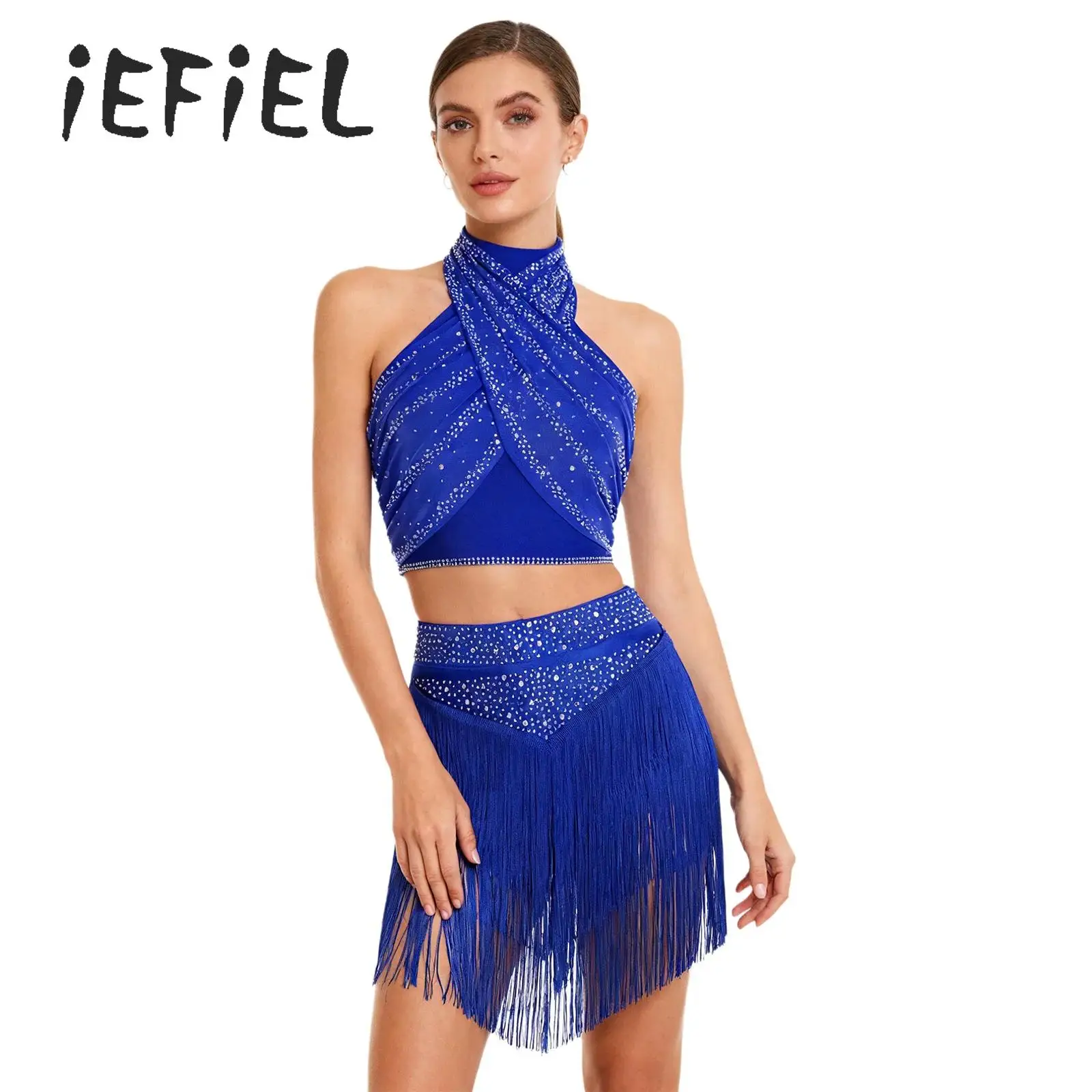 New Latin Performance Dance Dress Women Sexy Ballroom Party Fringe Skirt Practice Costume Tango Cha-Cha Salsa Skating Dancewear
New Latin Performance Dance Dress Women Sexy Ballroom Party Fringe Skirt Practice Costume Tango Cha-Cha Salsa Skating Dancewear