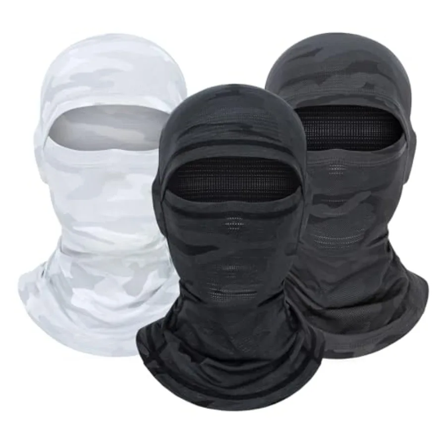3Packs Balaclava Ski Mask Breathable, Mesh Lightweight UV Protection Hood for Men Women Cycling Motorcycle
3Packs Balaclava Ski Mask Breathable, Mesh Lightweight UV Protection Hood for Men Women Cycling Motorcycle