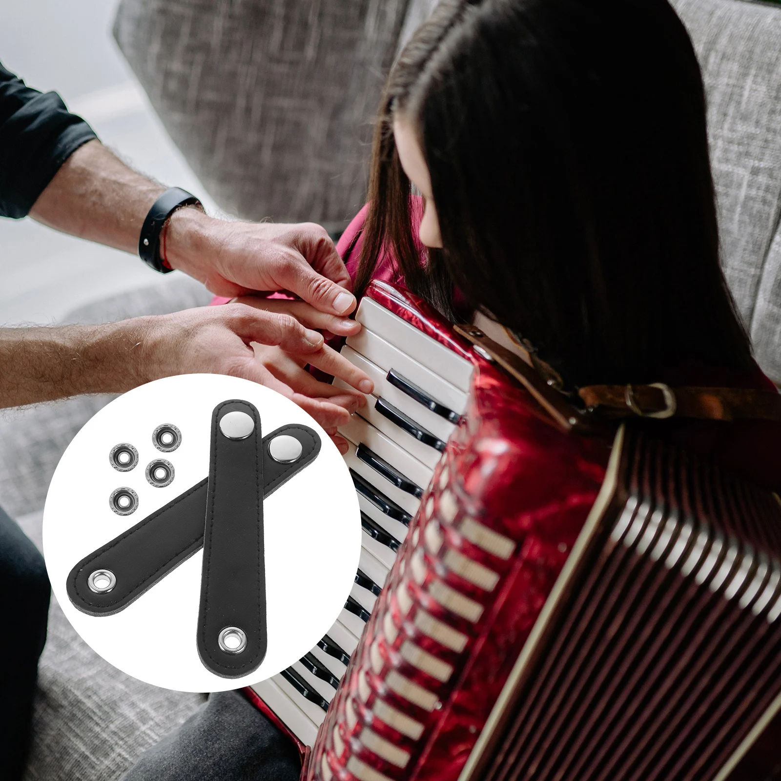 1Set High-Quality Accordion Bellows Strap Durable Double-Layer Design Long Service Life Bellows Buckle Belt
1Set High-Quality Accordion Bellows Strap Durable Double-Layer Design Long Service Life Bellows Buckle Belt