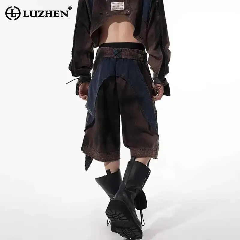 LUZHEN 2025 Summer New Personalized Patchwork Design Shorts Men Stylish Original High Street Tie-dyed Five-pointed Pants JY1112
LUZHEN 2025 Summer New Personalized Patchwork Design Shorts Men Stylish Original High Street Tie-dyed Five-pointed Pants JY1112