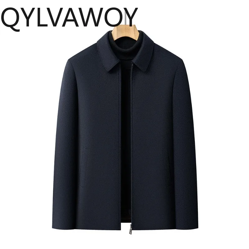 QYLVAWOY 100% Real Cashmere Man Jacket New Stand Collar Jackets Mens Wool Coat Winter Mink Fur Liner Coats for Man High Quality
QYLVAWOY 100% Real Cashmere Man Jacket New Stand Collar Jackets Mens Wool Coat Winter Mink Fur Liner Coats for Man High Quality
