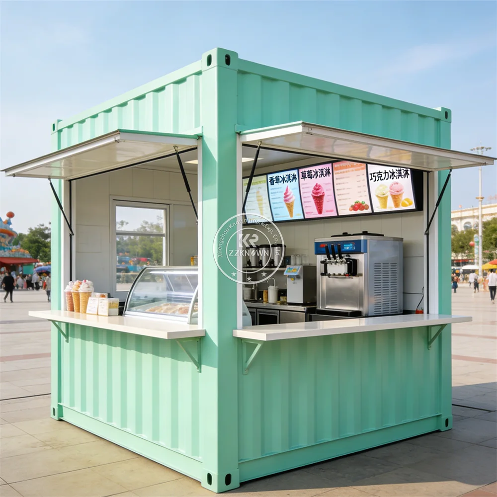 Custom Luxury Mobile Fast Food Selling Pop Up Shop Container Bar Luxury Outdoor Coffee Shop Fully Equipped
Custom Luxury Mobile Fast Food Selling Pop Up Shop Container Bar Luxury Outdoor Coffee Shop Fully Equipped