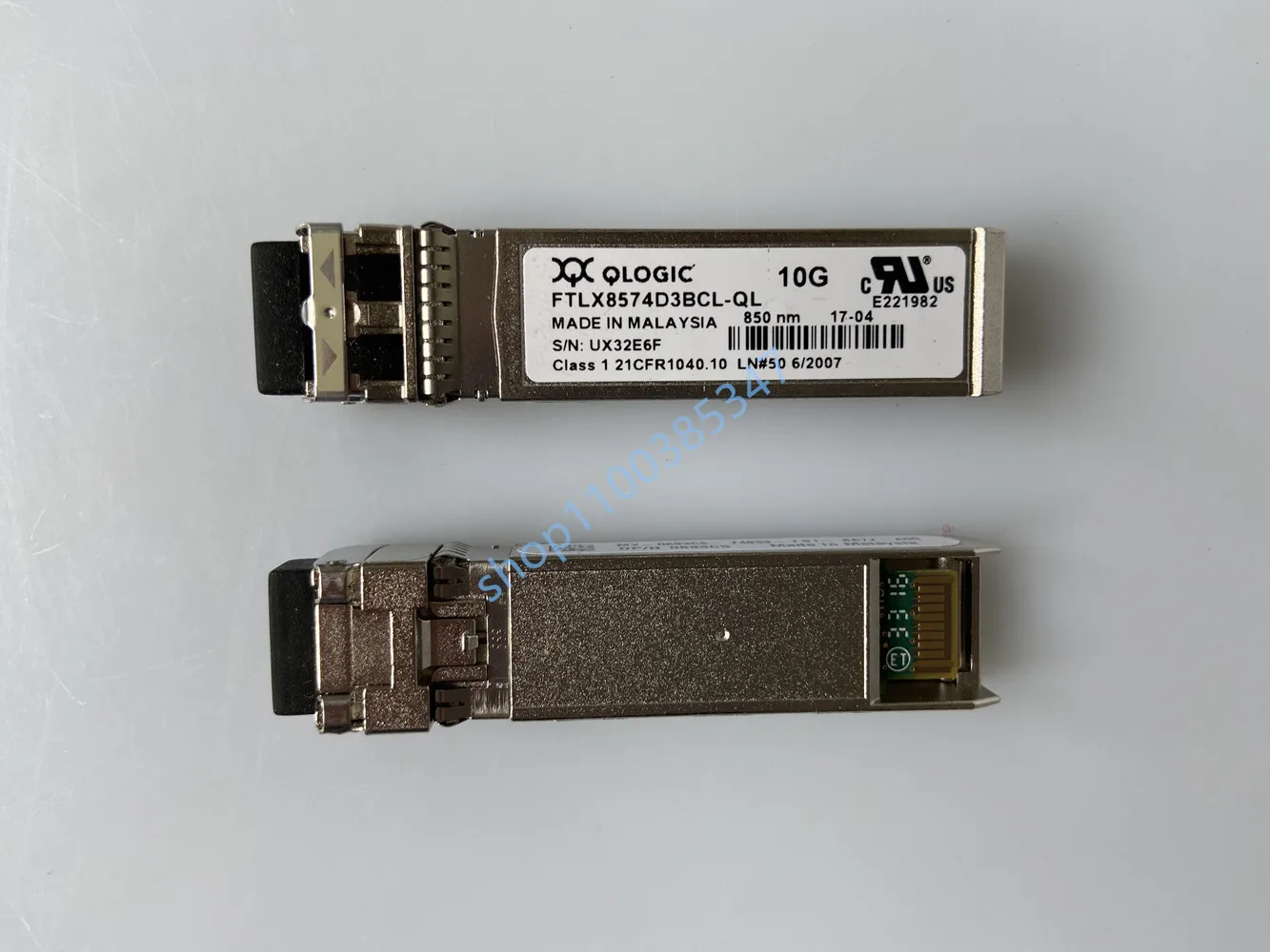 QLOGIC 10G Optical Transceiver/FTLX8574D3BCL-QL/10G 850NM SFP+/qlogic network card sfp/Qlogic port hba module sfp/qle 10g sfp
QLOGIC 10G Optical Transceiver/FTLX8574D3BCL-QL/10G 850NM SFP+/qlogic network card sfp/Qlogic port hba module sfp/qle 10g sfp