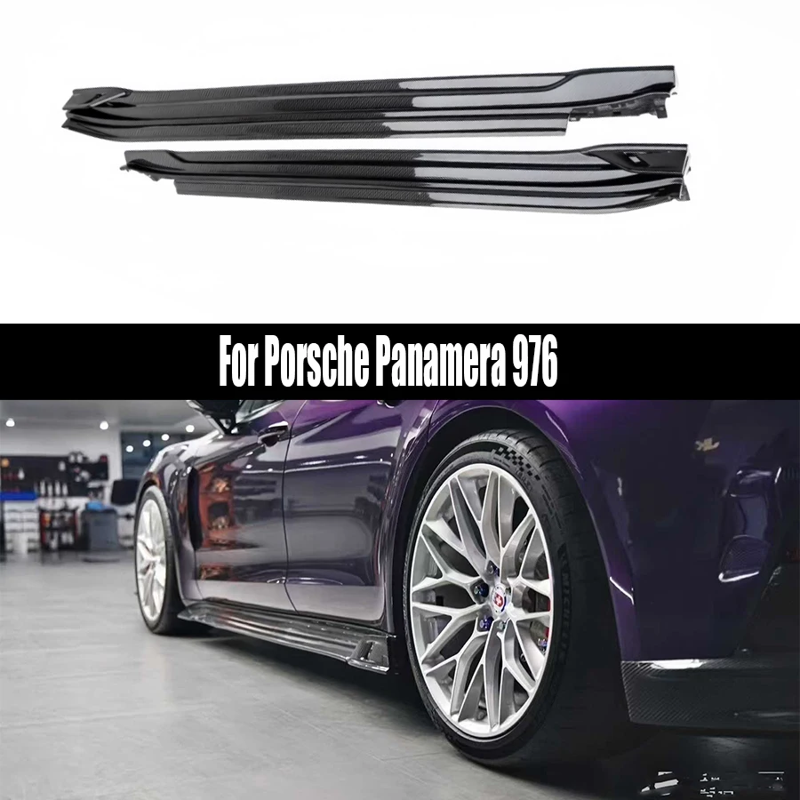 For Porsche Panamera 976 2024+ Carbon Fiber Side Skirt Side bumper Splitter Cupwings Winglets Canards Apron Side Skirts body kit
For Porsche Panamera 976 2024+ Carbon Fiber Side Skirt Side bumper Splitter Cupwings Winglets Canards Apron Side Skirts body kit