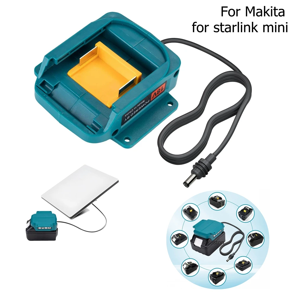 For Starlink Mini DC Power Cable Compatible with for Makita Battery Charger Adapter 1M Plug-and-Play for Starlink Mini Accessory
For Starlink Mini DC Power Cable Compatible with for Makita Battery Charger Adapter 1M Plug-and-Play for Starlink Mini Accessory