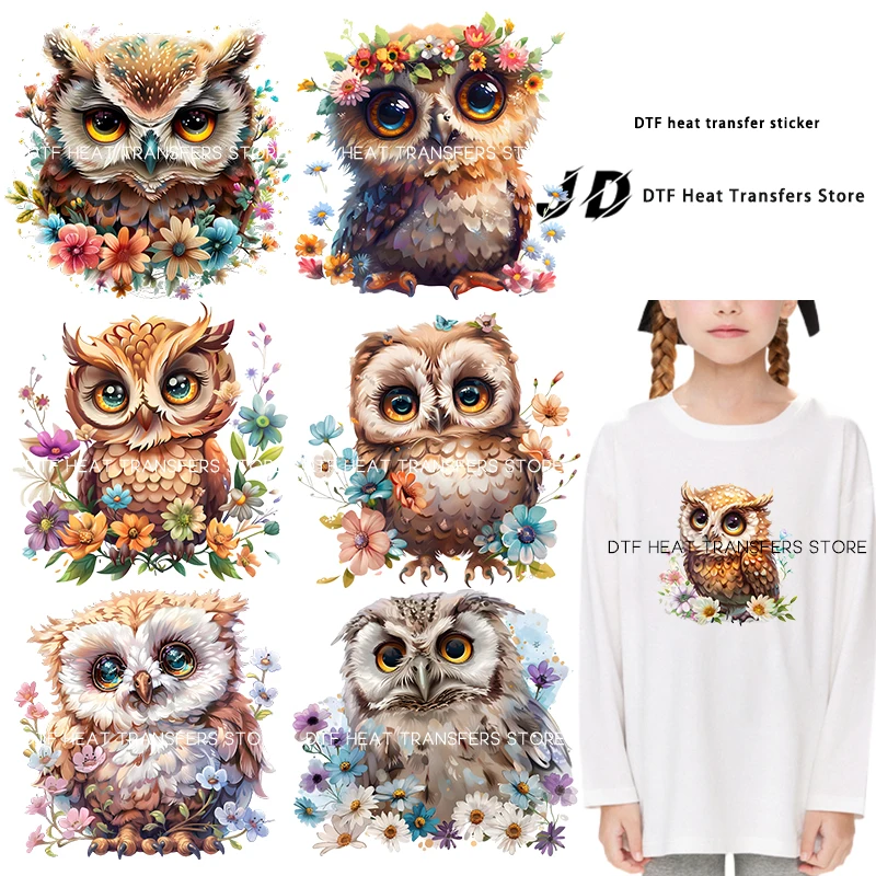 Spring Flowers and Owl Collection dtf transfers ready to press Heat Transfer On Clothes children clothing iron on heat transfer
Spring Flowers and Owl Collection dtf transfers ready to press Heat Transfer On Clothes children clothing iron on heat transfer