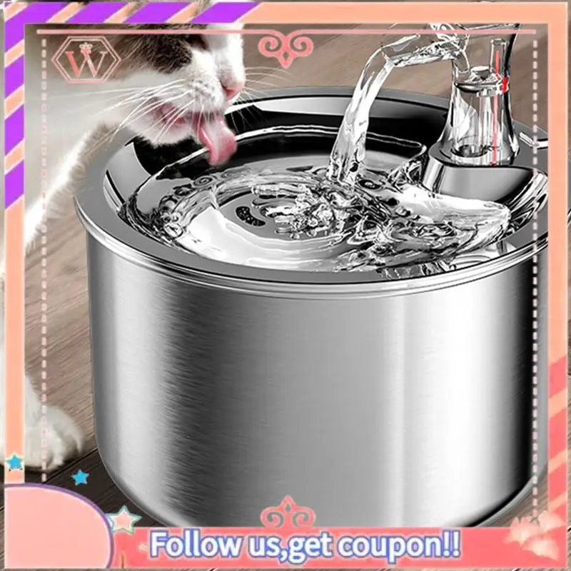 Upgraded Stainless Steel Pet Water Fountain Automatic Pet Water Dispenser Pet Drinking Fountain Auto Drinker EU Plug
Upgraded Stainless Steel Pet Water Fountain Automatic Pet Water Dispenser Pet Drinking Fountain Auto Drinker EU Plug