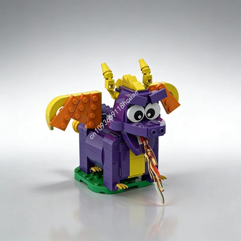 Набор строительных блоков MOC Brickheadz Spyro The Dragon Super Fire Edition, 228 деталей, модель для сборки, архитектурная игрушка, идея для подарка на Рождество, DIY
Набор строительных блоков MOC Brickheadz Spyro The Dragon Super Fire Edition, 228 деталей, модель для сборки, архитектурная игрушка, идея для подарка на Рождество, DIY