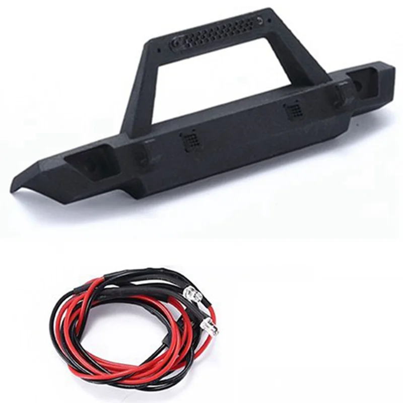 RC Car Front Bumper with LED Light for 1/16 RC Car Upgrade Parts Trim Accessories
RC Car Front Bumper with LED Light for 1/16 RC Car Upgrade Parts Trim Accessories