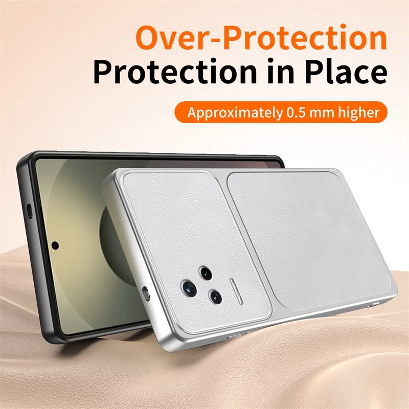 Shock-Resistant Lambskin Covers with Soft-Edge Silicone Armor for XiaomiK50 RedmiK50 Minimalist Lychee Peel Textured Phone Cases
Shock-Resistant Lambskin Covers with Soft-Edge Silicone Armor for XiaomiK50 RedmiK50 Minimalist Lychee Peel Textured Phone Cases