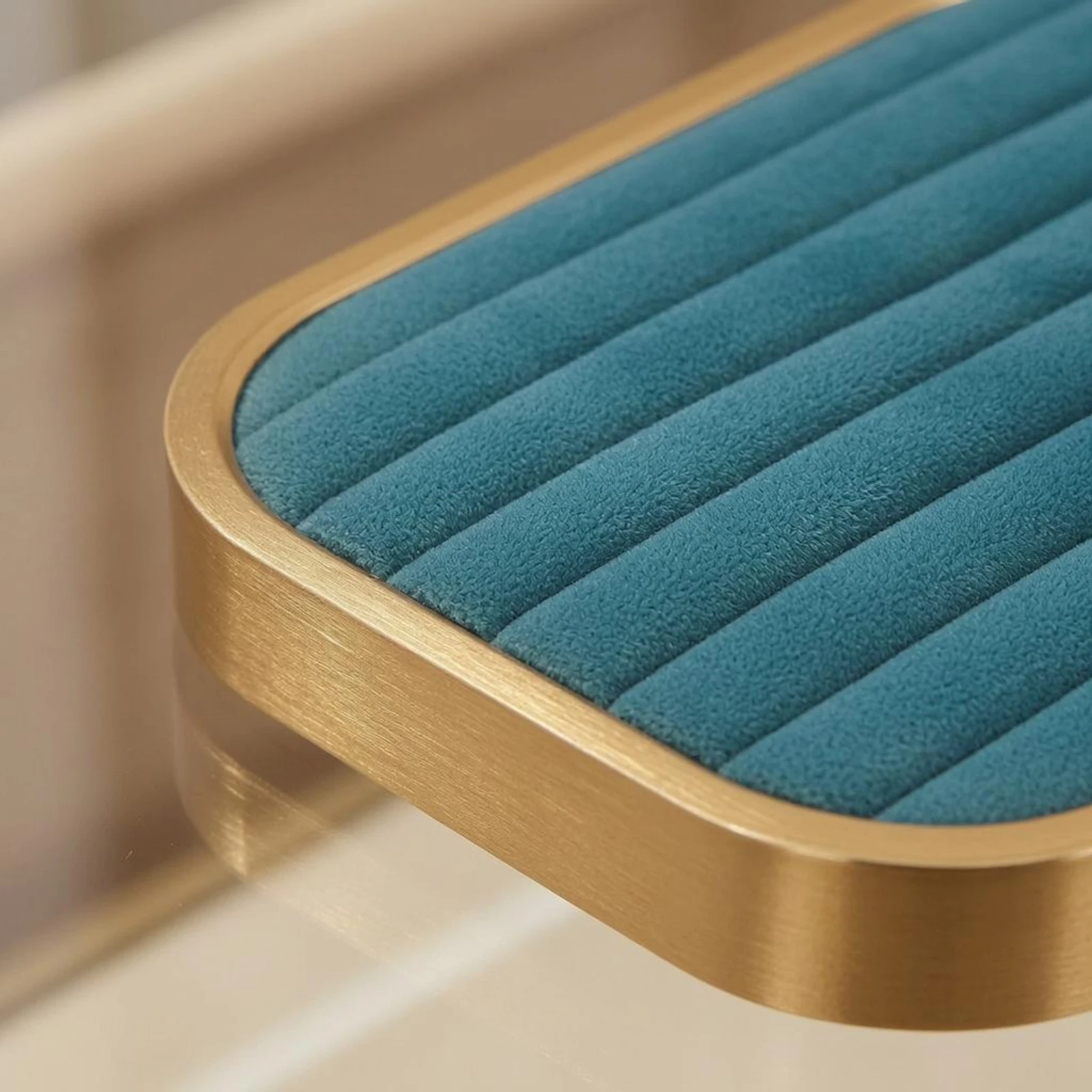 Rectangular Jewelry Tray Peacock Blue Gold Frame Jewelry Tray Home Decor Easy to Clean Scratch Resistant
Rectangular Jewelry Tray Peacock Blue Gold Frame Jewelry Tray Home Decor Easy to Clean Scratch Resistant