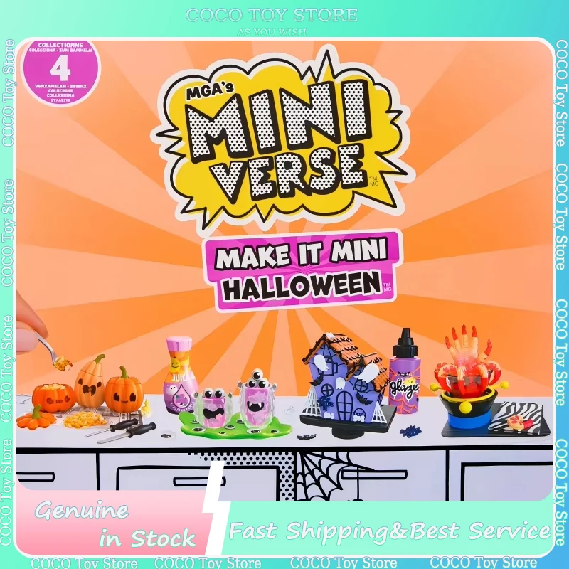 Mga Miniverse Mystery Box Halloween Ver3 Make It Mini Halloween Limited Edition слепая коробка миниатюрная игрушка «сделай сам» коробка-сюрприз подарок
Mga Miniverse Mystery Box Halloween Ver3 Make It Mini Halloween Limited Edition слепая коробка миниатюрная игрушка «сделай сам» коробка-сюрприз подарок