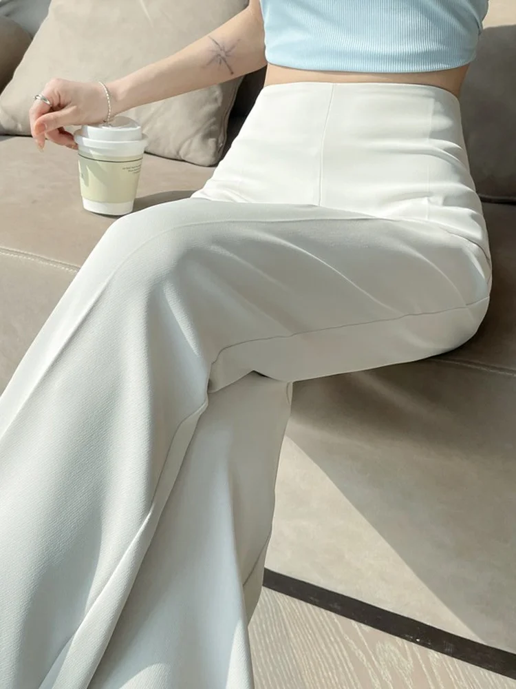 Summer 2026 Ice Silk Trousers High Waist Slim Straight Leg Floor Length Thin Women's Suit Pants Casual Polyester Fiber
Summer 2026 Ice Silk Trousers High Waist Slim Straight Leg Floor Length Thin Women's Suit Pants Casual Polyester Fiber