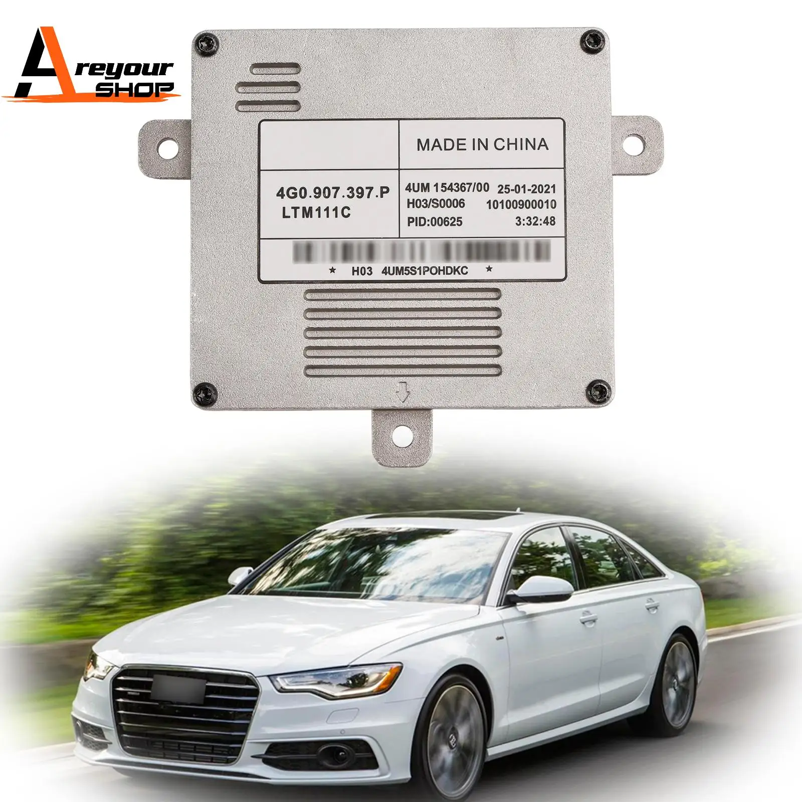 LED Headlight Driver Ballast Module Control Unit 4G0.907.397.P for Audi
LED Headlight Driver Ballast Module Control Unit 4G0.907.397.P for Audi