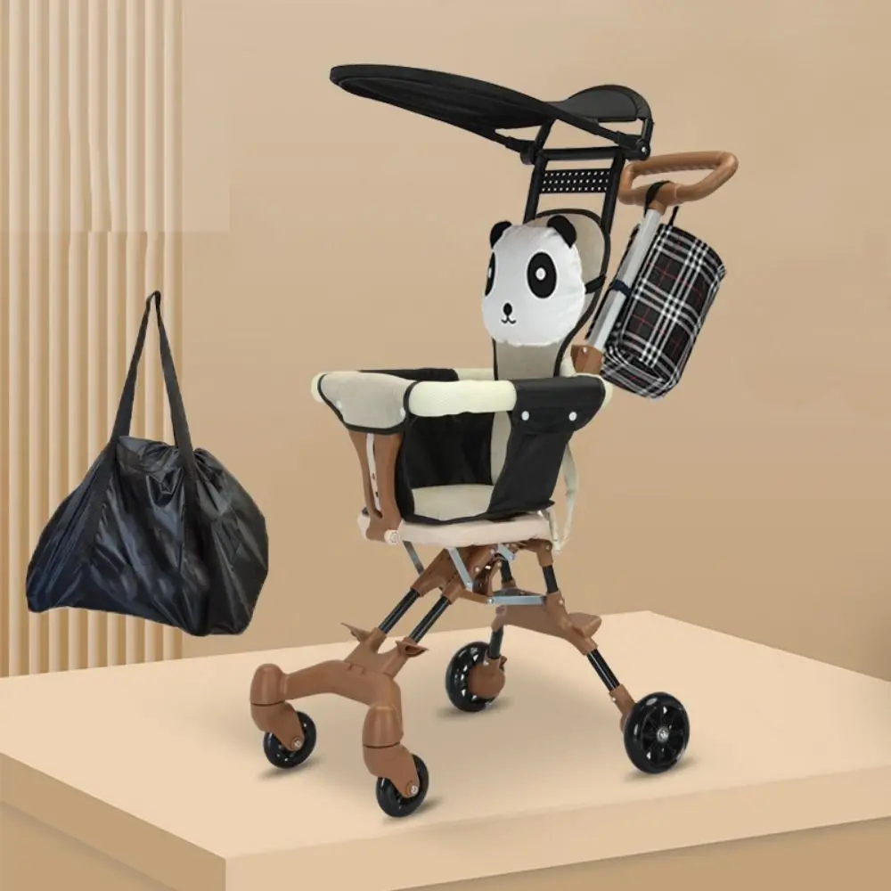 Breathable Four-Wheel Travel Trolley Foldable Soft Wide Seat Folding Baby Stroller Adjustable Shock Absorption 
Breathable Four-Wheel Travel Trolley Foldable Soft Wide Seat Folding Baby Stroller Adjustable Shock Absorption