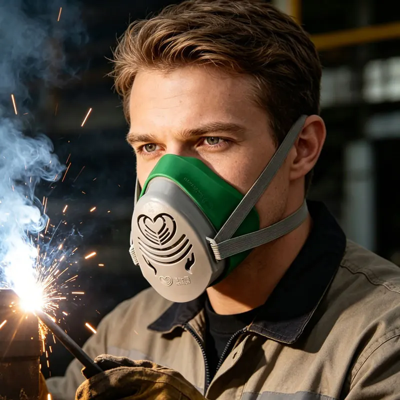 Half Mask Respirator Face Mask Dustproof Mask Self-Priming Filter Dust Suitable for Spray Paint House Decoration Grinding Dust
Half Mask Respirator Face Mask Dustproof Mask Self-Priming Filter Dust Suitable for Spray Paint House Decoration Grinding Dust