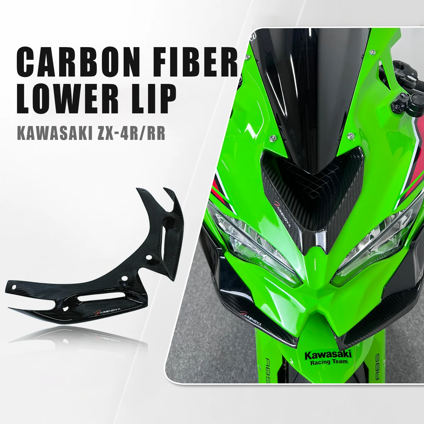 For Kawasaki ZX-4R ZX-4RR Carbon Fiber Front Winglet Aerodynamic Wing Shell Cover ZX-25R Motorcycle Front Beak Wind Wing Spoiler
For Kawasaki ZX-4R ZX-4RR Carbon Fiber Front Winglet Aerodynamic Wing Shell Cover ZX-25R Motorcycle Front Beak Wind Wing Spoiler