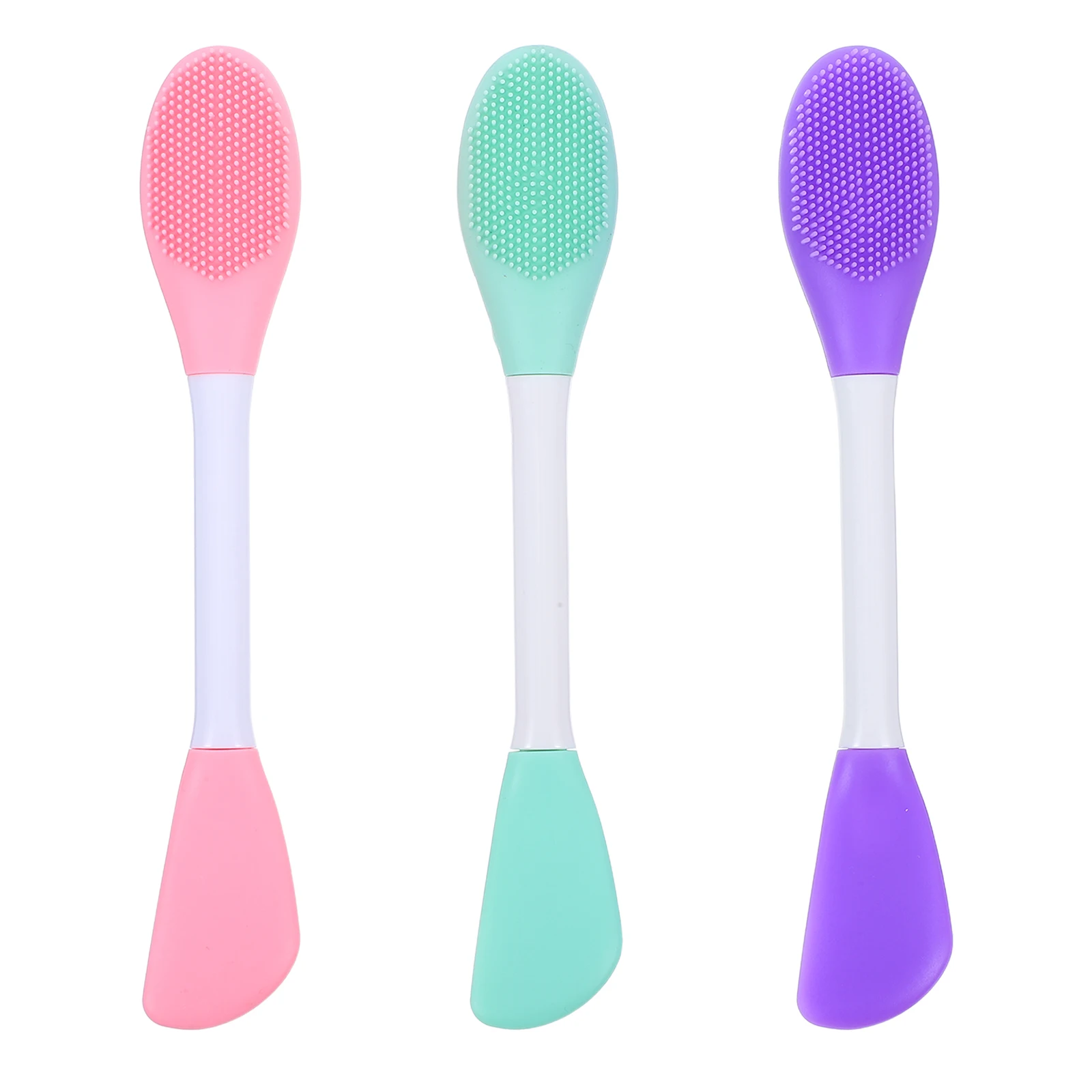 3Pcs Skin Cleansing Brush Silicone Handheld Face Cleansing Tool Double Sided Gentle Exfoliation for All Skin Types Compact
3Pcs Skin Cleansing Brush Silicone Handheld Face Cleansing Tool Double Sided Gentle Exfoliation for All Skin Types Compact