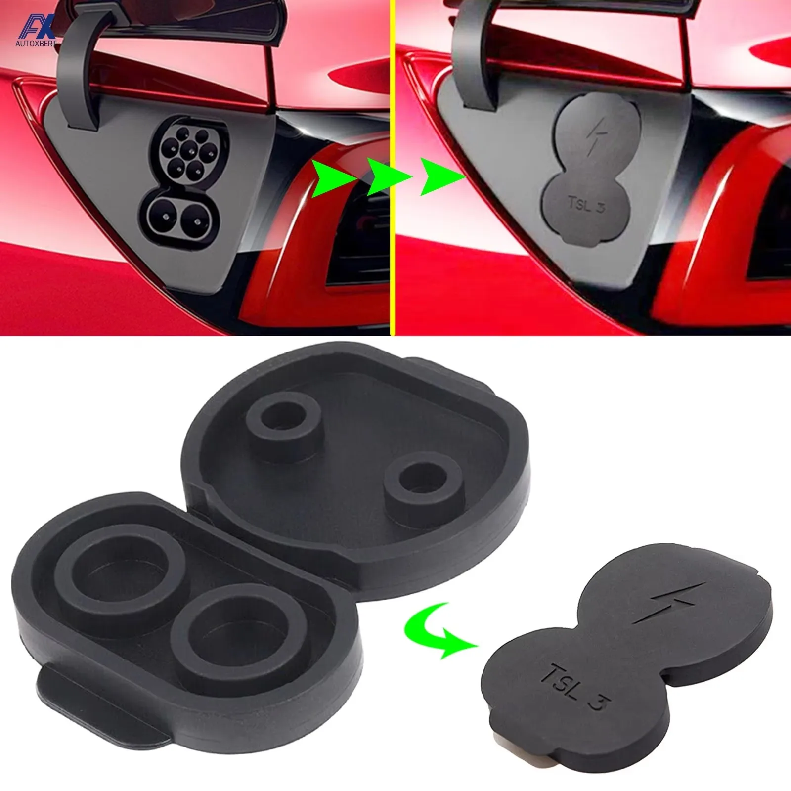 2PCS Silicone Car Charging Port Waterproof Cover Charger Hole Protector Dust Cover Cap for Tesla Model 3 2017- 2020 Model Y EU
2PCS Silicone Car Charging Port Waterproof Cover Charger Hole Protector Dust Cover Cap for Tesla Model 3 2017- 2020 Model Y EU