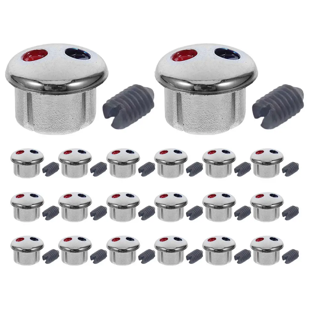 50Pcs Hot Cold Indicator Caps Red Blue Faucet Handle Position Markers Easy Install Kitchen Bathroom Temperature Adjustment Cold
50Pcs Hot Cold Indicator Caps Red Blue Faucet Handle Position Markers Easy Install Kitchen Bathroom Temperature Adjustment Cold