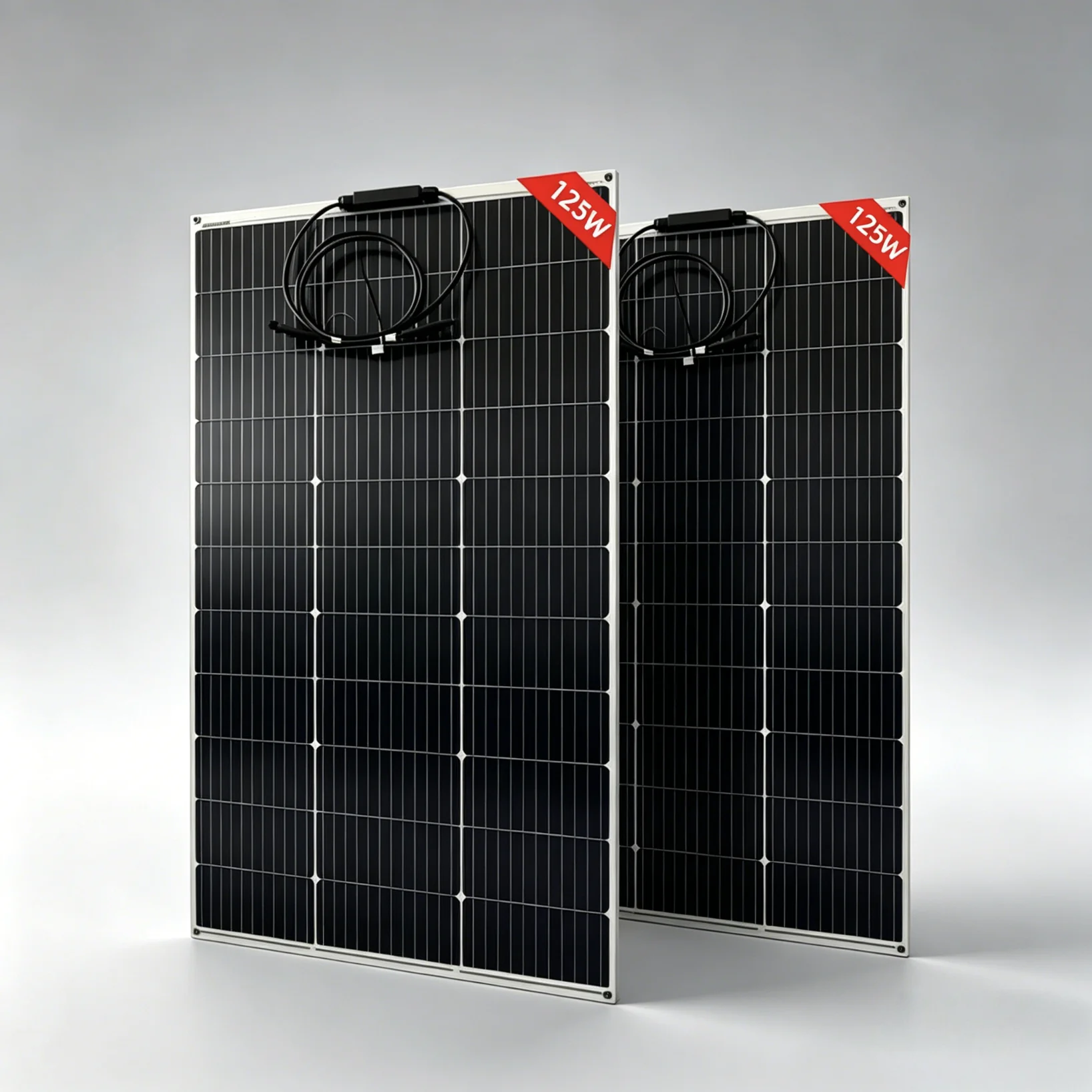 250W(2pcs 125w)Flexible Solar Panel With Monocrystalline Solar Cell 18V Portable PV Panels For 12V Battery Charge 1000W Home System Kits RV Boat Camping
250W(2pcs 125w)Flexible Solar Panel With Monocrystalline Solar Cell 18V Portable PV Panels For 12V Battery Charge 1000W Home System Kits RV Boat Camping