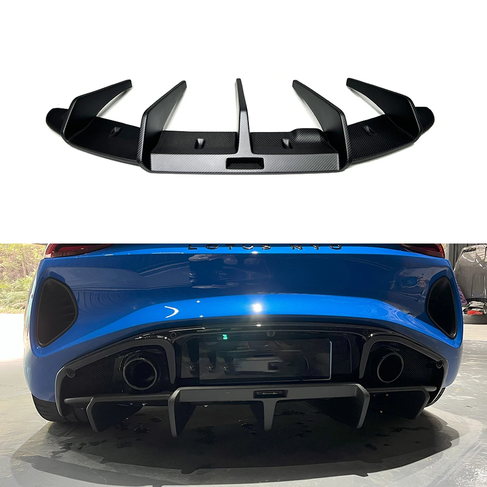 For Lotus Emira Rear lip Rear diffuser Real Dry Carbon Fiber Trim Body Kits Auto Parts Car Accessories
For Lotus Emira Rear lip Rear diffuser Real Dry Carbon Fiber Trim Body Kits Auto Parts Car Accessories