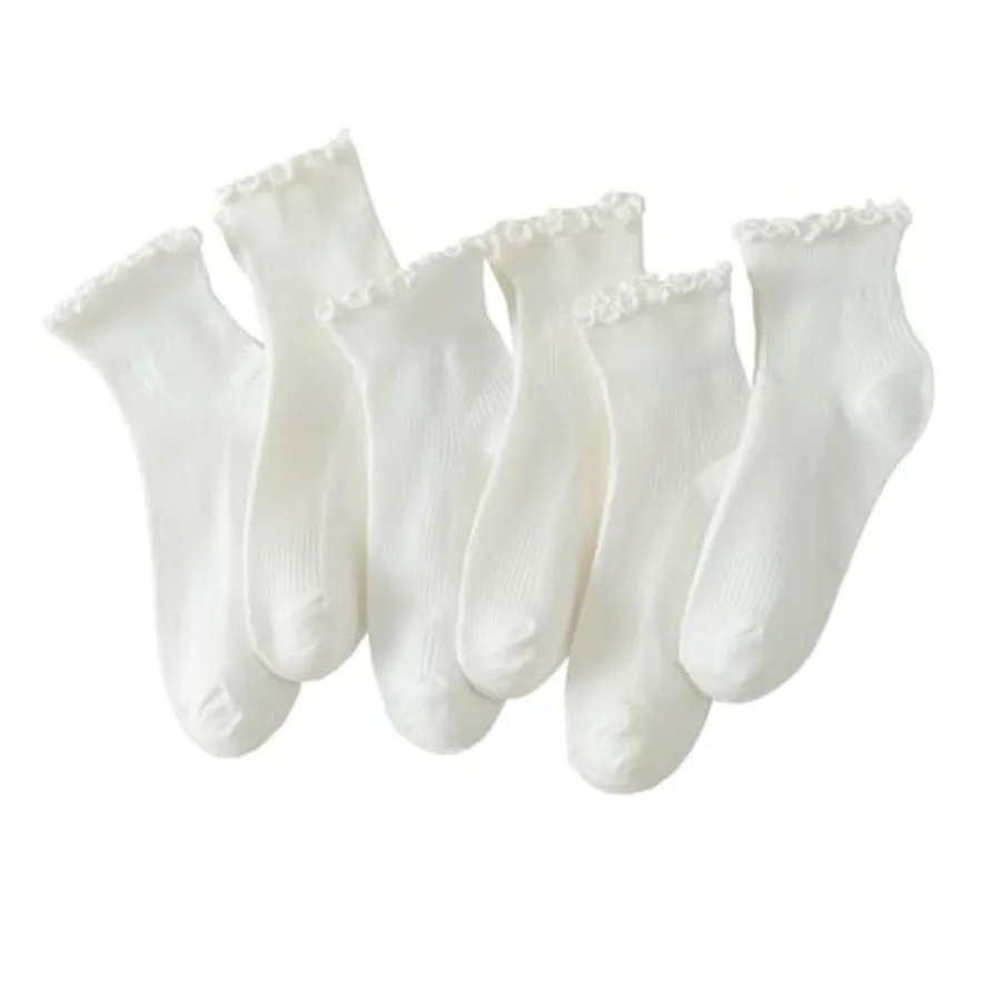 Hstyle 6 Pairs of Ruffle Socks Women, Cute Ruffle Ankle Socks
Hstyle 6 Pairs of Ruffle Socks Women, Cute Ruffle Ankle Socks