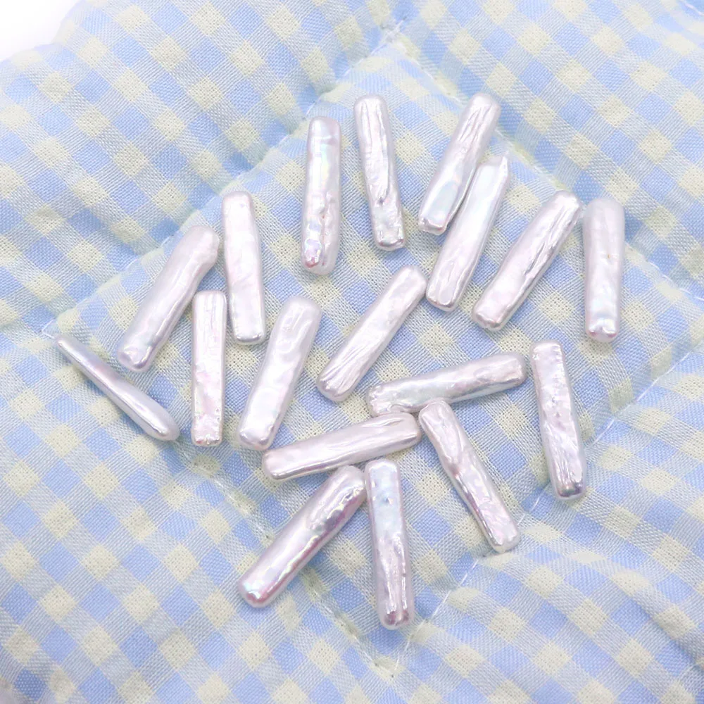 5x23mm Long Strip-shaped Non-hole Natural Freshwater Pearl Loose Beads DIY Exquisite and Charming Necklace Bracelet Earring 2pcs
5x23mm Long Strip-shaped Non-hole Natural Freshwater Pearl Loose Beads DIY Exquisite and Charming Necklace Bracelet Earring 2pcs