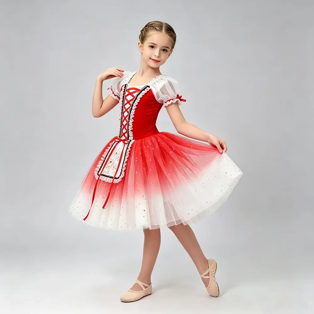 Children's ballet skirt, girls' dance skirt, campus dance program, ballet dancer costume, stage, collective performance costume
Children's ballet skirt, girls' dance skirt, campus dance program, ballet dancer costume, stage, collective performance costume