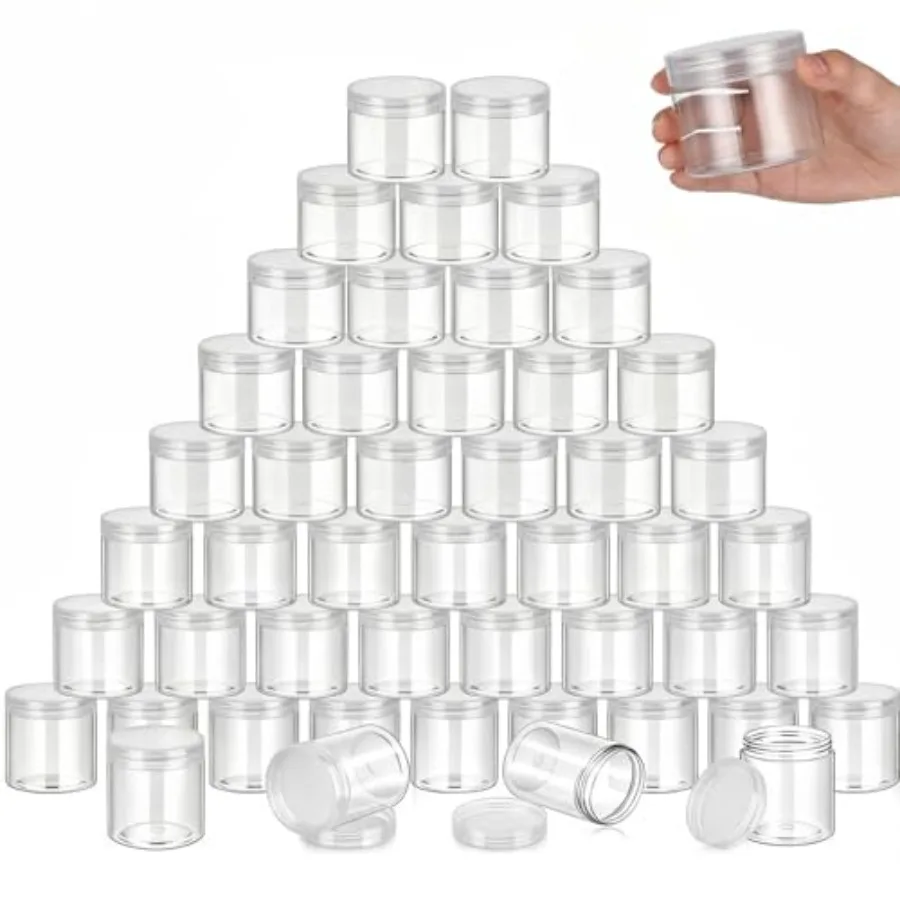 00 Pcs Plastic Jars with Lids Small Containers Lids Wide Mouth Small Plastic Containers for Lotion Cream Rhinestones Body Butte
00 Pcs Plastic Jars with Lids Small Containers Lids Wide Mouth Small Plastic Containers for Lotion Cream Rhinestones Body Butte