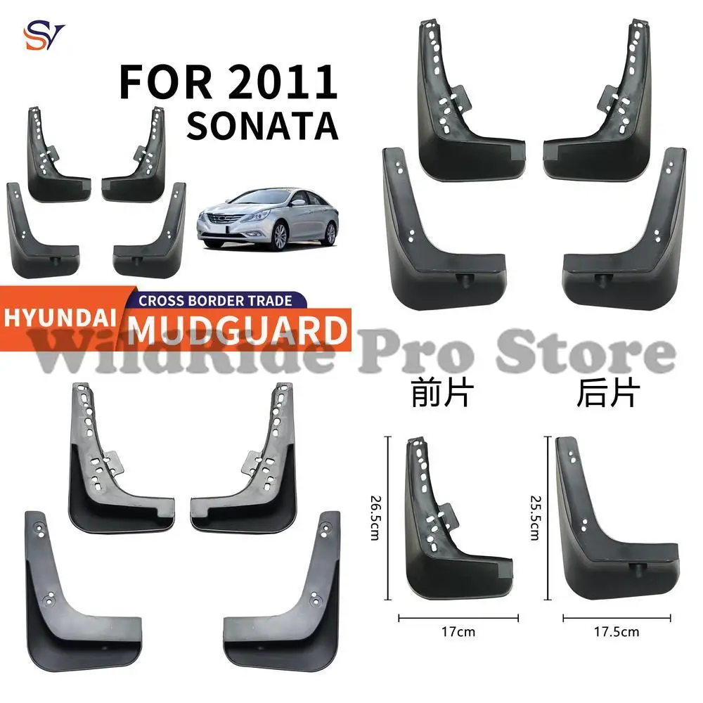 Front & Rear Rubber Mud Flaps for 2011-2014 Hyundai Sonata Easy Installation Tire Fender Liners Protection
Front & Rear Rubber Mud Flaps for 2011-2014 Hyundai Sonata Easy Installation Tire Fender Liners Protection
