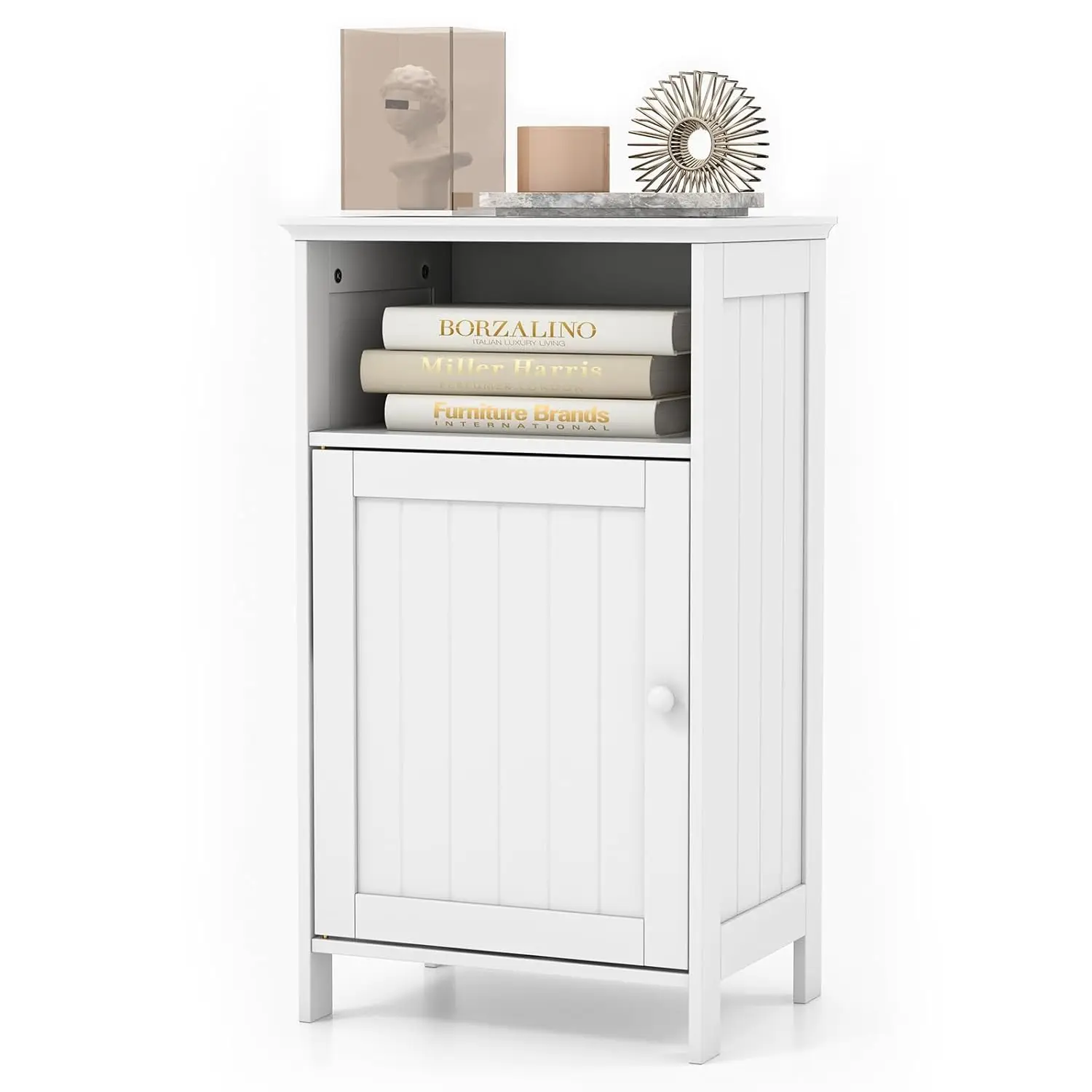 Compact Bathroom Cabinet Freestanding with Doors & Adjustable Shelves Wood for Living Room Laundry Apartment, Customized
Compact Bathroom Cabinet Freestanding with Doors & Adjustable Shelves Wood for Living Room Laundry Apartment, Customized
